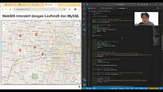 KONEKSI PHP DENGAN LEAFLET JSPGWEB ACARA 9 [upl. by Azilem924]