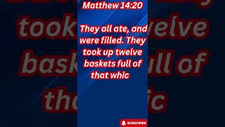 quotThe Miracle of Abundance All Were Satisfiedquot Matthew 1420short youtube ytshorts shortvideo [upl. by Tamis]