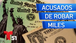 Venezolanos acusados de robar miles a través de cheques de estímulo  Florida [upl. by Judie]