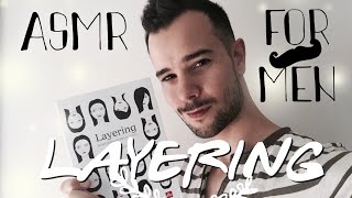 ASMR LAYERING pour HOMME  MY SKINCARE ROUTINE english subtitles [upl. by Nivloc]