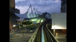 Detroit People Mover Ride after Red Wings Hockey  Downtown Detroit  2015 [upl. by Nivel]