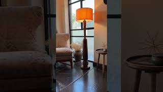 Floor lamp  finally I assembled all the parts woodworking floorlamp homedecor lamp woodwork [upl. by Aisemaj950]