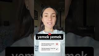 Yemek yemek  turkish türkçe polyglot learnturkish [upl. by Joelie]