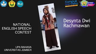 SpeechContest055Desynta Dwi Rachmawan Modern Heroes in Environmental Conservation [upl. by Ilene]