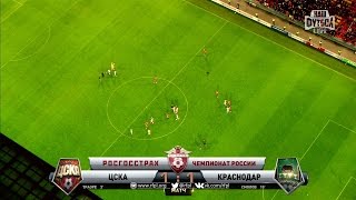 Highlights CSKA vs FC Krasnodar 11  RPL 201617 [upl. by Clementi]