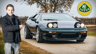 Lotus Esprit V8 teszt  brit szörnyeteg ami nem harap akkorát [upl. by Zorina861]