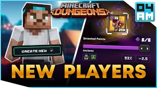 NEW amp RETURNING Players Guide  EVERYTHING You Need To Know in Minecraft Dungeons [upl. by Tram106]