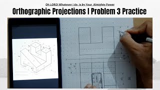 Orthographic Projections  orthographic projection in engineering drawing [upl. by Yusuk]