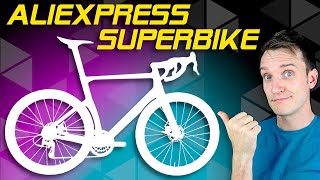 £1000 AliExpress Carbon road bike build  Disc brake [upl. by Ait204]