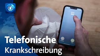 Telefonische Krankschreibung wieder möglich [upl. by Laflam]