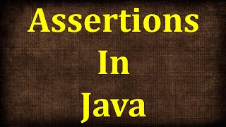 Java Tutorial  21  Assertions in Java  Assert in Java  Java Tutorials by Java9s [upl. by Bascomb810]