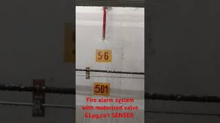 FIRE alarm system with motorized valve with LPG CO 2 senser [upl. by York403]