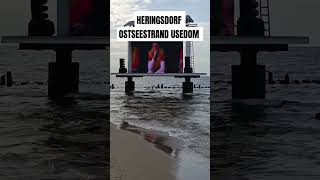 SEEBRÜCKE und Sommerkino in der Ostsee Heringsdorf auf Sonneninsel Usedom  Mecklenburg Vorpommern [upl. by Enimzaj992]