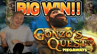 BIG WIN GONZOS QUEST MEGAWAYS BIG WIN  Casino slot from Casinodaddy LIVE STREAM [upl. by Rimisac]