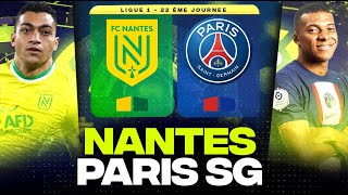 🔴 NANTES  PSG  Choc énorme à la Beaujoire  Mbappé la fin  fcn vs paris   LIGUE 1  LIVEDIRECT [upl. by Publus]