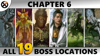 BLACK MYTH WUKONG All Boss Locations CHAPTER 6 All Hidden Optional Secret Bosses [upl. by Thurman]