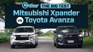 2022 Mitsubishi Xpander vs Toyota Avanza MPV Big Test  Top Gear Philippines [upl. by Anairo600]