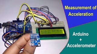 Acceleration Measurement with Accelerometer and Arduino [upl. by Magnus725]