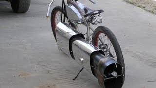 quotSUPER COOLquot Twin PULSEJET JET POWERED ROCKET BIKE Maddoxjetscom [upl. by Htebilil]