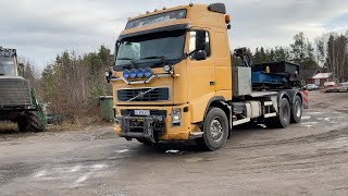 Köp Lastbil Volvo FH12 460 med hydraulisk Laxolås inklusive tre st olika flak på Klaravik [upl. by Teague]