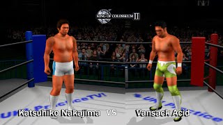 King of Colosseum II  Katsuhiko Nakajima vs Vansack Acid [upl. by Pittel]