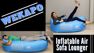 WEKAPO Inflatable Lounger Air Sofa Review [upl. by Coco44]