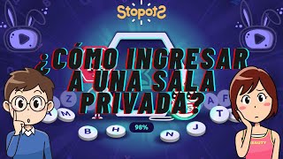 ¿Cómo ingresar a una sala privada en StopotS  Stop Basta Tutti Frutti   Benezzia  Gameplay [upl. by Ayom]