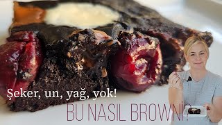 Şeker Un Yağ Yok Sadece 4 Malzeme 3 Dakikada Browni [upl. by Joline]