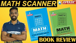 MATH SCANNER 1 amp 2  BOOK REVIEW  Suresh IAS Academy [upl. by Primaveras398]