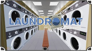 Laundromat Simulator  First Look  Demo Version [upl. by Rowe467]