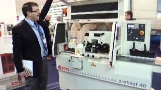 SCM Profiset Planer amp Moulder  ScottSargeant Woodworking Machinery [upl. by Airekal574]