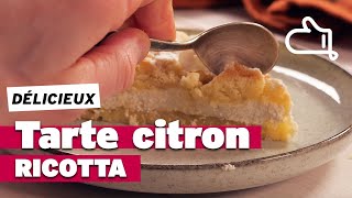 Une tarte au citron ricotta incroyablement facile et délicieuse [upl. by Conal]