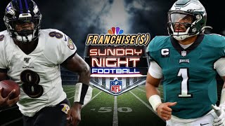 Franchise Sunday Night Football  Ravens at Eagles  Week Thirteen madden24 [upl. by Shetrit]