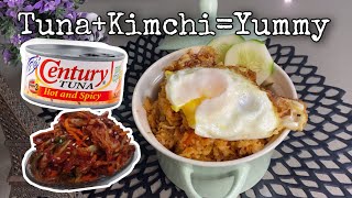 TUNA AND KIMCHI ANG SARAP PAGSAMAHIN [upl. by Leilah698]