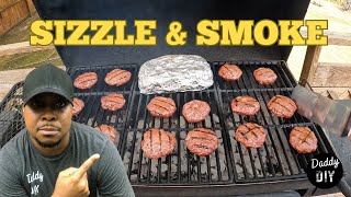 How to Grill Perfect Cheeseburgers with Hickory Smoke  POV Charcoal Grilling ASMR [upl. by Toole]