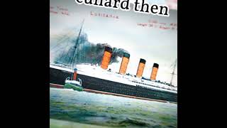 cunard Edit 💀💀capcut history oceanliners carpathia lusitania aquitania mauretania ww1 ww2 [upl. by Itsyrk]