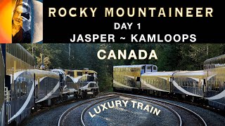 Rocky Mountaineer SilverLeaf Jasper to Kamloops Day 1 [upl. by Tija356]