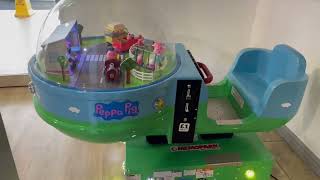 Memo Park Peppa Pig Dome Kiddie Ride LOUD [upl. by Herrington]