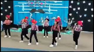 Rolly Polly up up Group Dance  Little School Kids Performing  Roly Poly Song  Kids Beacon [upl. by Tellford328]