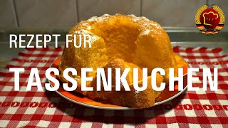 Nur 1 Tasse brauchst du für dieses schnelle und leckere Tassenkuchen DDR Rezept zum backen [upl. by Eimarrej]