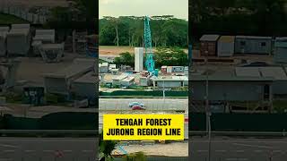 Tengah Forest Jurong Region Line MRT Construction shorts viral jurong [upl. by Audrey]