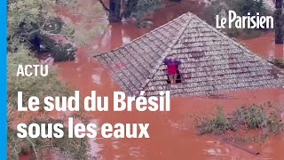 Brésil  des inondations monstres dévastent des villes entières et font des dizaines de victimes [upl. by Ettenrahc]