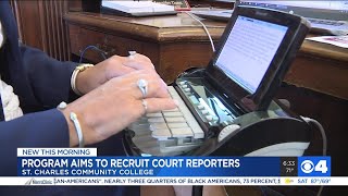 Nationwide court reporter shortage prompts local college to launch program [upl. by Ynoble]