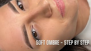 SOFT OMBRE BROWS  STEP BY STEP [upl. by Thane479]