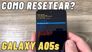 Cómo resetear Samsung Galaxy A05s [upl. by Wesla]