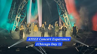 ATEEZ Concert Experience Chicago Day 1 [upl. by Oirevlis]