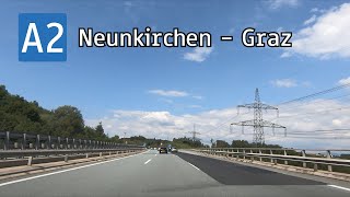 Austria A2 Neunkirchen  Graz Süd Autobahn [upl. by Ahtebat]