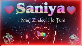 Saniya Name Status🥀Saniya Name Art Whatsapp Status🥀Saniya Name Lover Status💥Khushboo Status [upl. by Publias]