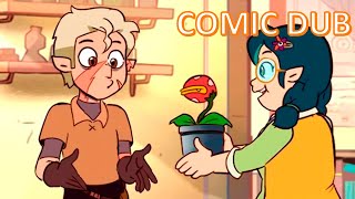 TAKING CARE OF WILLOWS PIRANHA PLANT  THE OWL HOUSE COMIC DUB [upl. by Ardnala109]