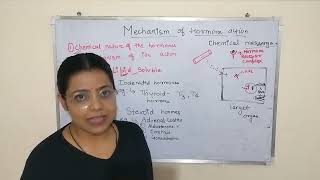 Mechanism of hormone action I class 11 l NEET I Zoology [upl. by Attelra96]